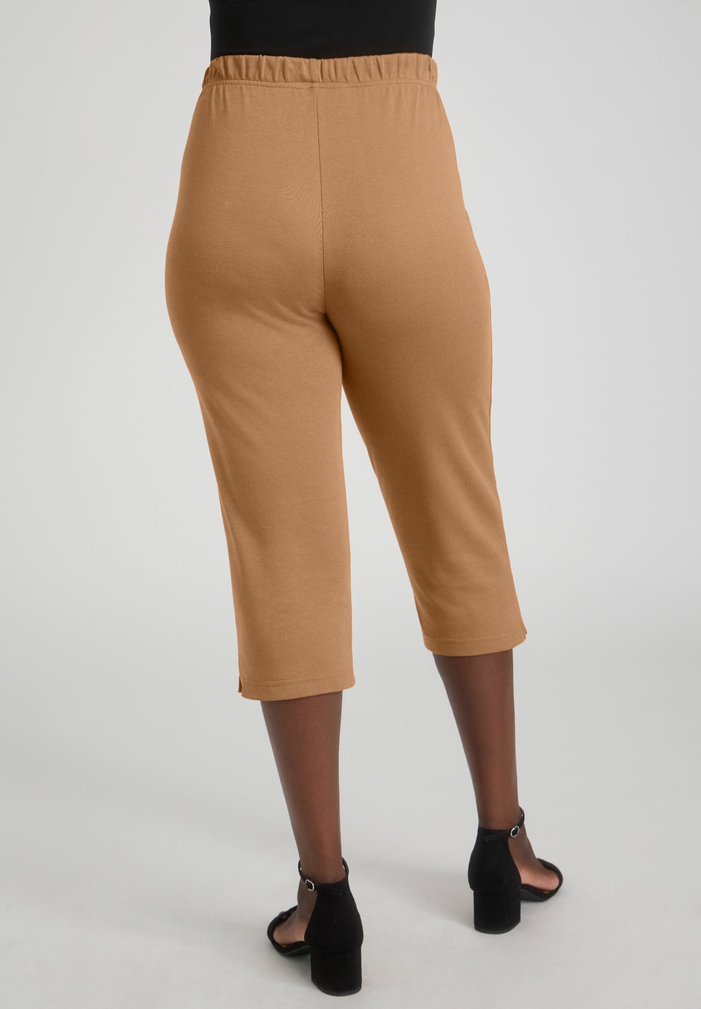 Soft Ease Cotton Knit Capri image number 2