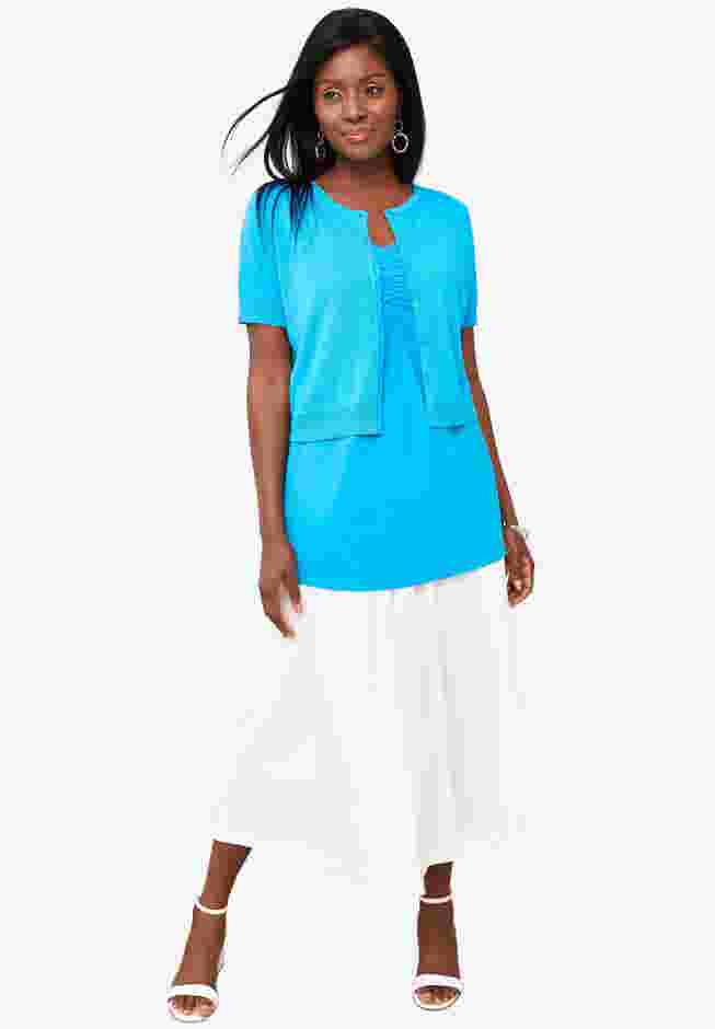 Soft Ease Midi Skirt image number 4