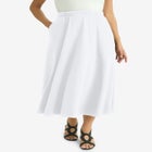 Soft Ease Midi Skirt image number null