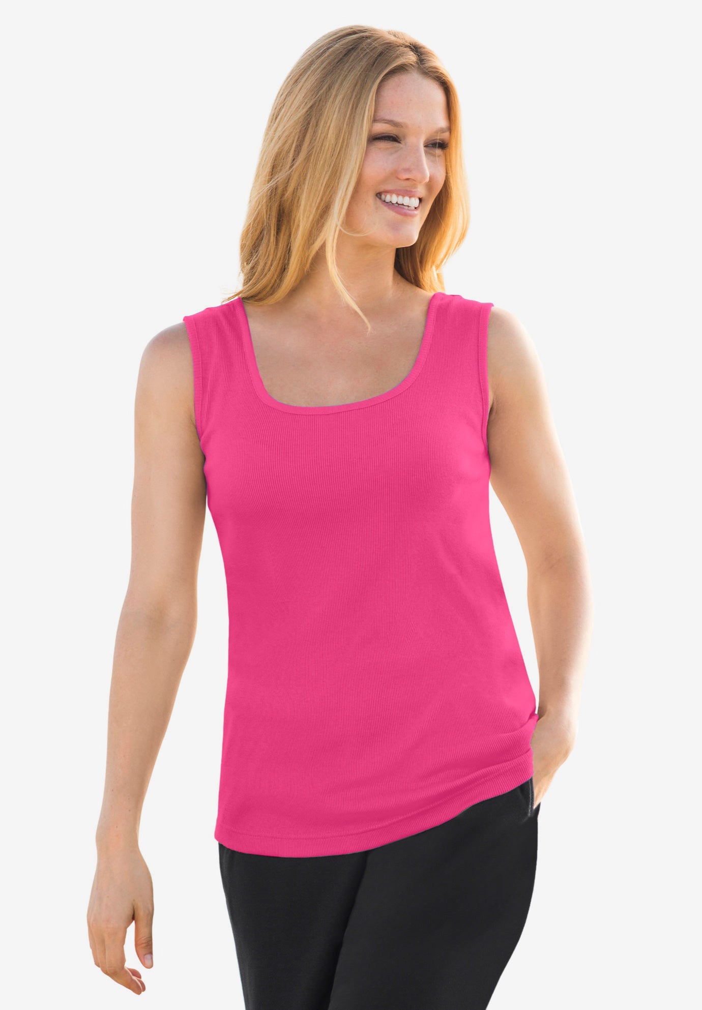 Rib Knit Tank image number 1