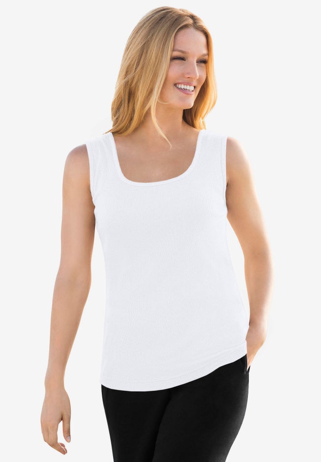 Rib Knit Tank image number 1