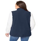 Zip-Front Microfleece Vest image number null