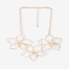 Wire Flower Necklace image number null