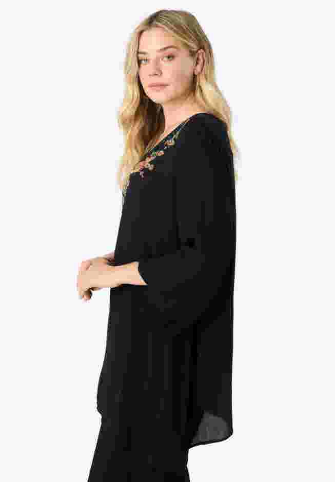 Hand Crinkled Embellished Tunic image number 2