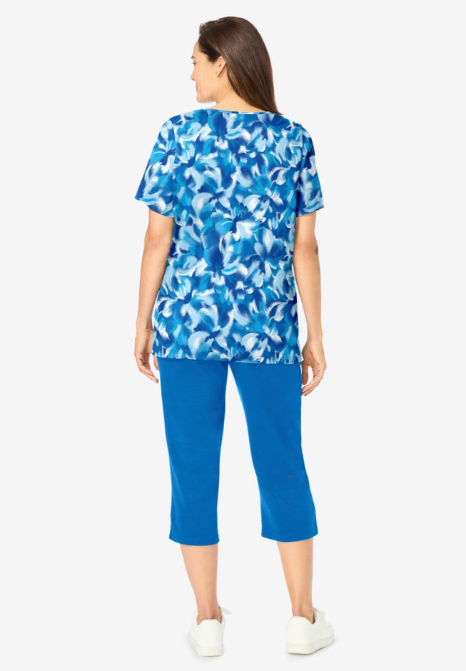 2-Piece Tunic and Capri Set image number 1