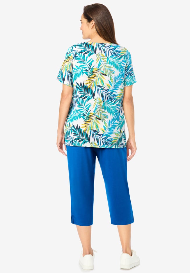 2-Piece Tunic and Capri Set image number 1