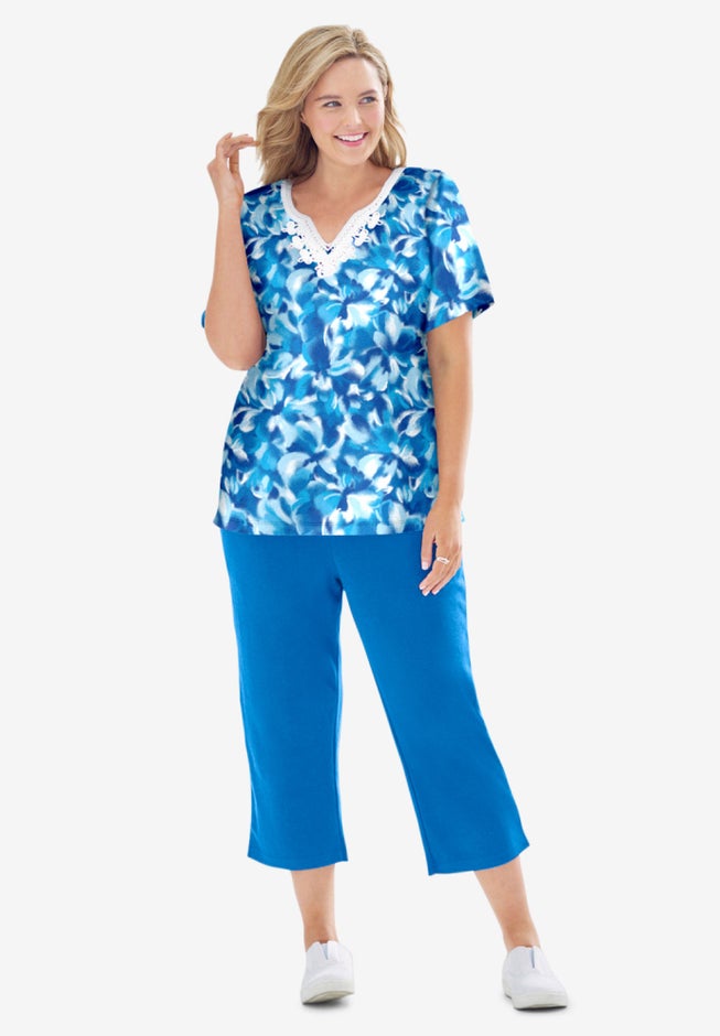 2-Piece Tunic and Capri Set image number 0