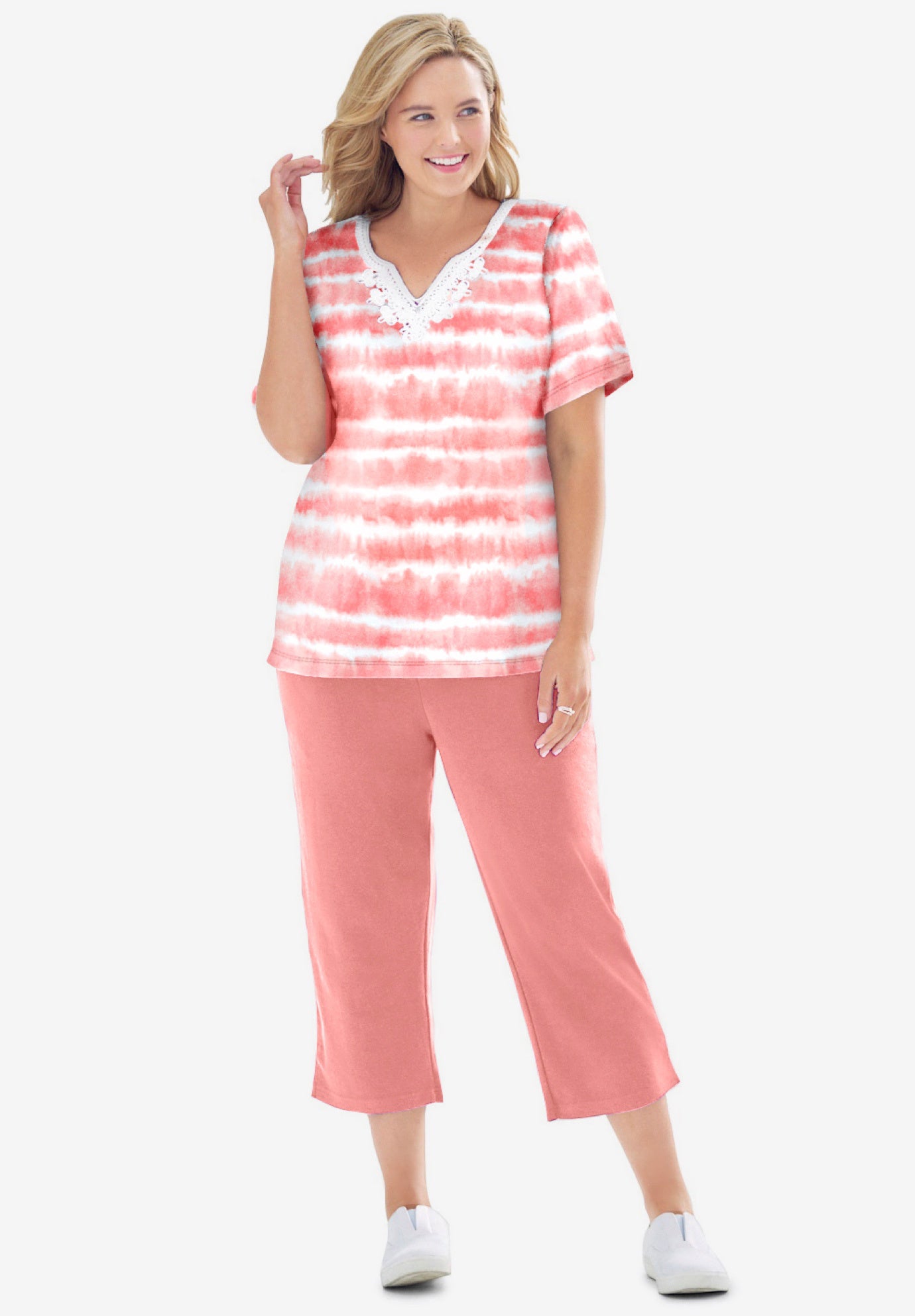 2-Piece Tunic and Capri Set image number 0