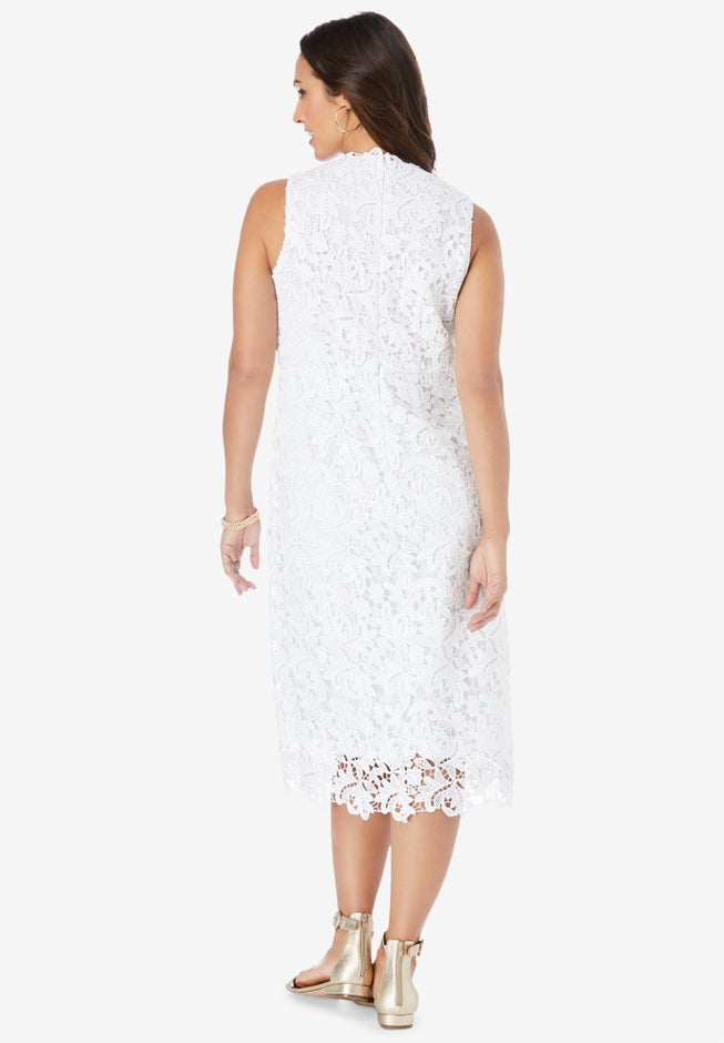 Lace Midi Dress image number 1