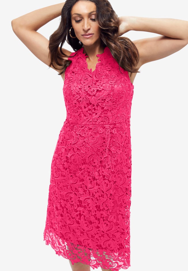 Lace Midi Dress image number 0