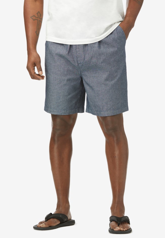 Pull-on Knockarounds® chambray shorts image number 0