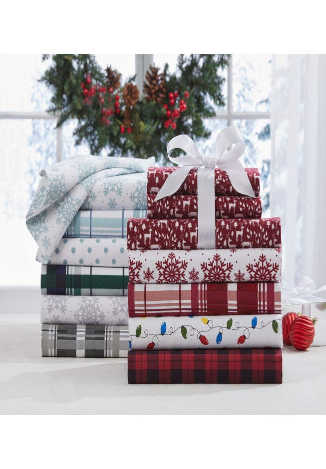 Cotton Flannel Print Sheet Set image number 1