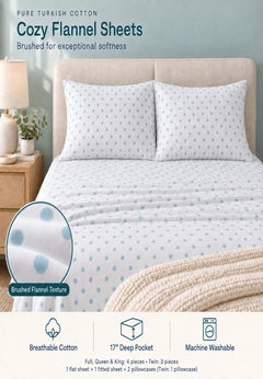 Cotton Flannel Print Sheet Set
