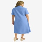 Notch Neck Midi Dress image number null