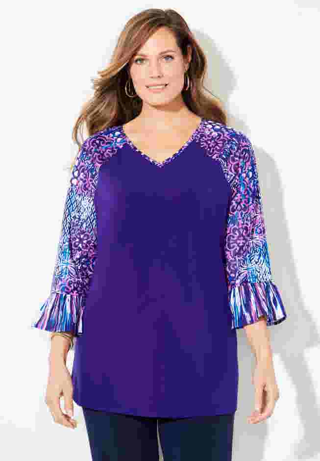 Flounce Sleeve Top image number 0