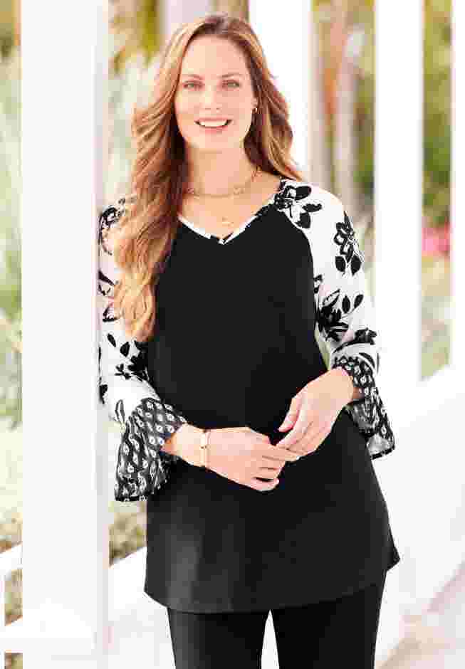 Flounce Sleeve Top image number 0