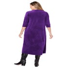 Pintuck Velour Dress image number null