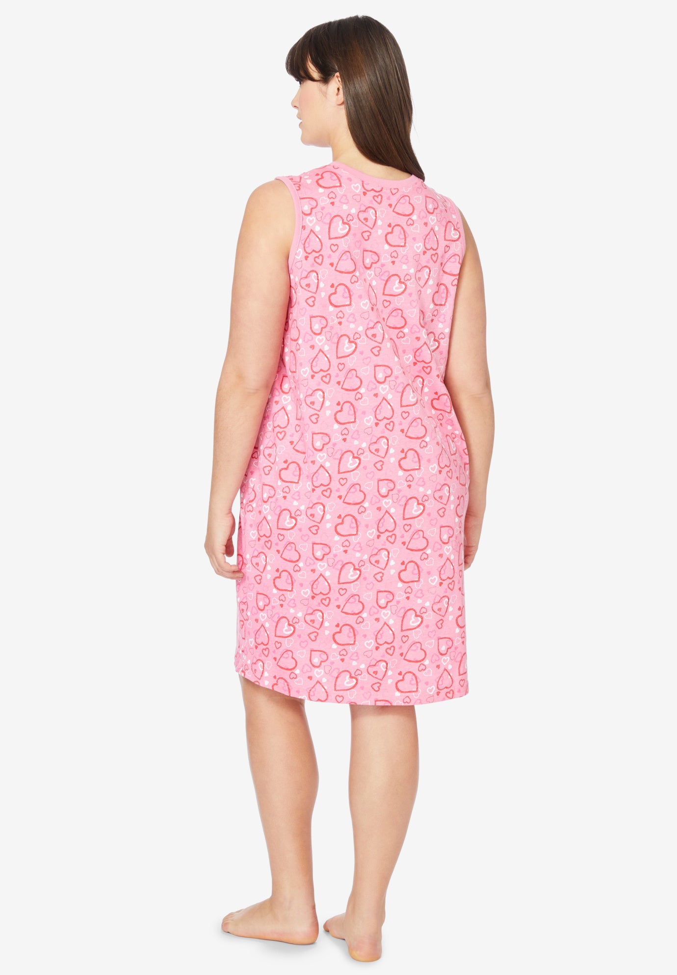 Short Sleeveless Sleepshirt image number 1