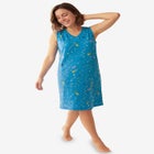 Short Sleeveless Sleepshirt image number null