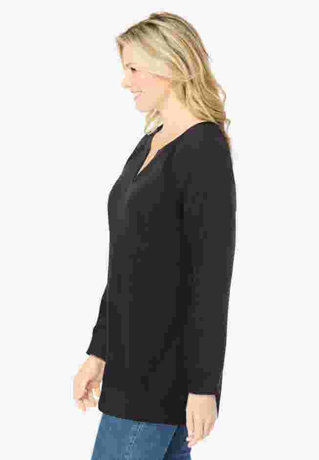Crochet Trim Sweatshirt image number 2