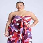 Tie Front Scarf Top image number null