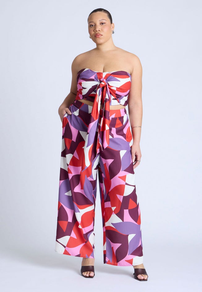 Tie Front Scarf Top image number null