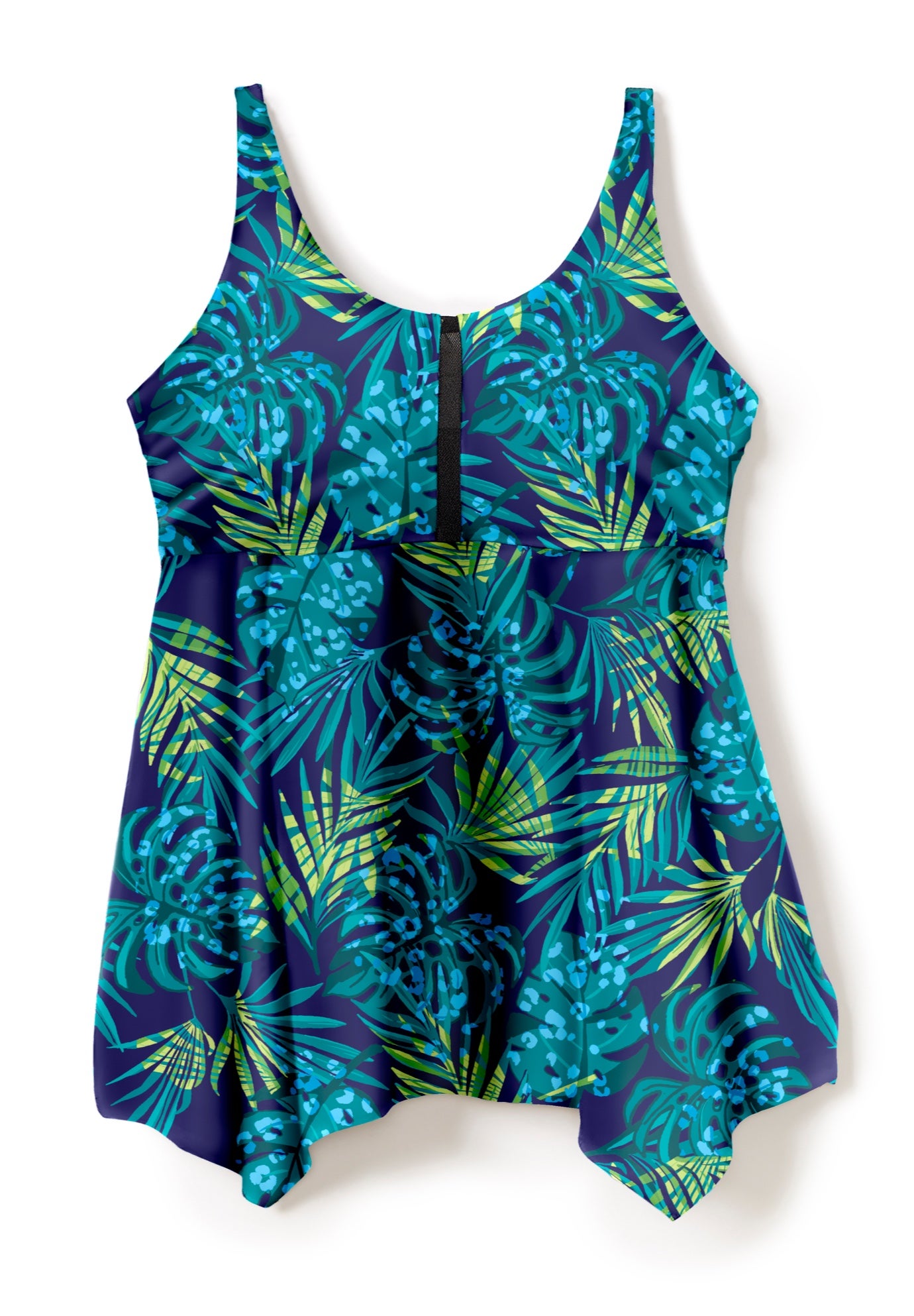 Longer-Length Tankini Top image number 3