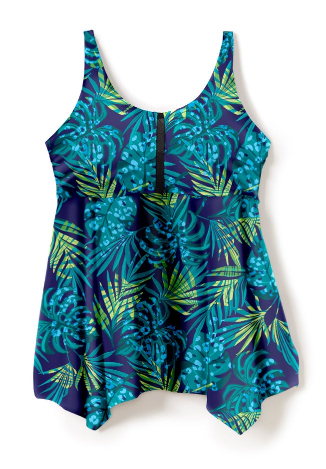 Longer-Length Tankini Top image number 3
