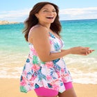 Longer-Length Tankini Top image number null