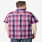 Plaid Wrinkle-Resistant Short Sleeve Button Down image number null