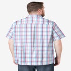 Plaid Wrinkle-Resistant Short Sleeve Button Down image number null
