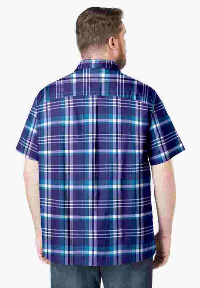 Short-Sleeve Plaid Shirt image number 1