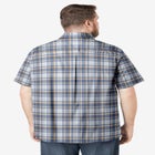 Plaid Wrinkle-Resistant Short Sleeve Button Down image number null