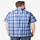 Plaid Wrinkle-Resistant Short Sleeve Button Down image number null