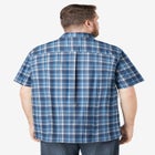 Plaid Wrinkle-Resistant Short Sleeve Button Down image number null