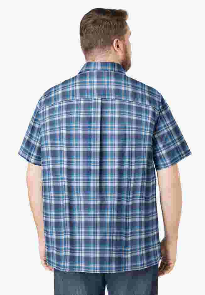 Short-Sleeve Plaid Shirt image number 1