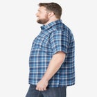 Plaid Wrinkle-Resistant Short Sleeve Button Down image number null