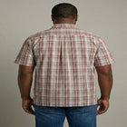 Plaid Wrinkle-Resistant Short Sleeve Button Down image number 5