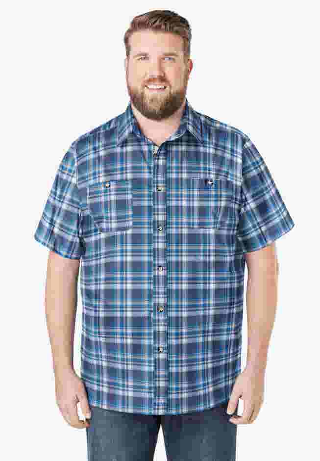 Short-Sleeve Plaid Shirt image number 0
