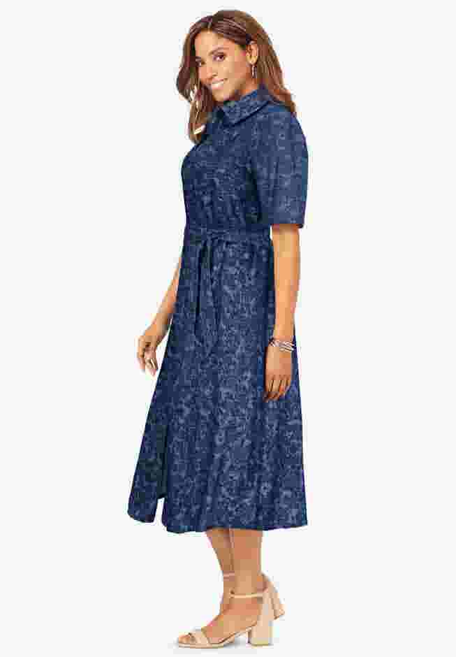 Soft Denim Shirtdress image number 3
