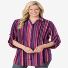 Rayon 7-Day Pintucked Tunic Blouse image number null