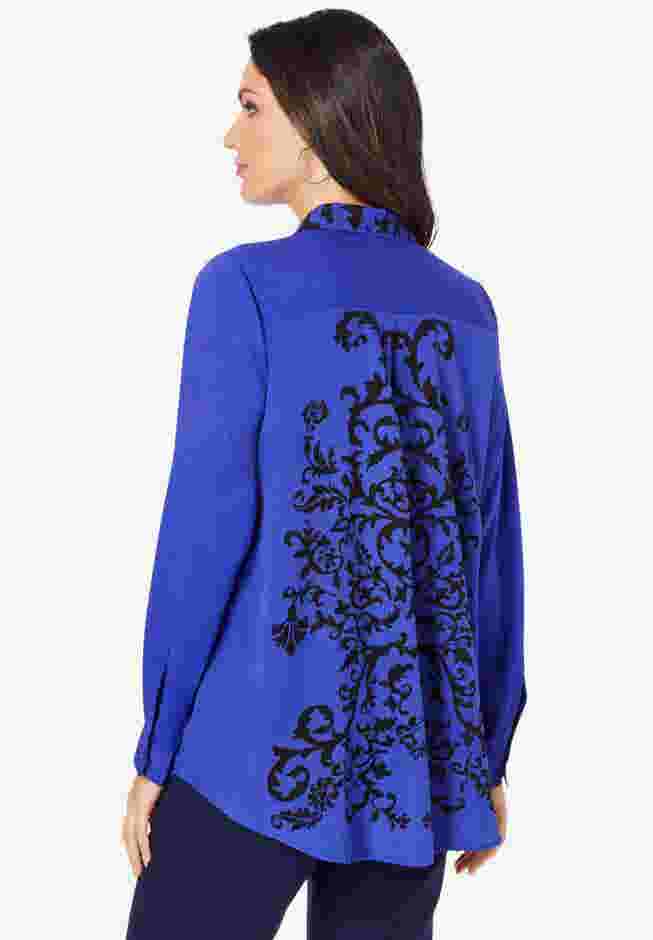 Scroll Print Shirt image number 1