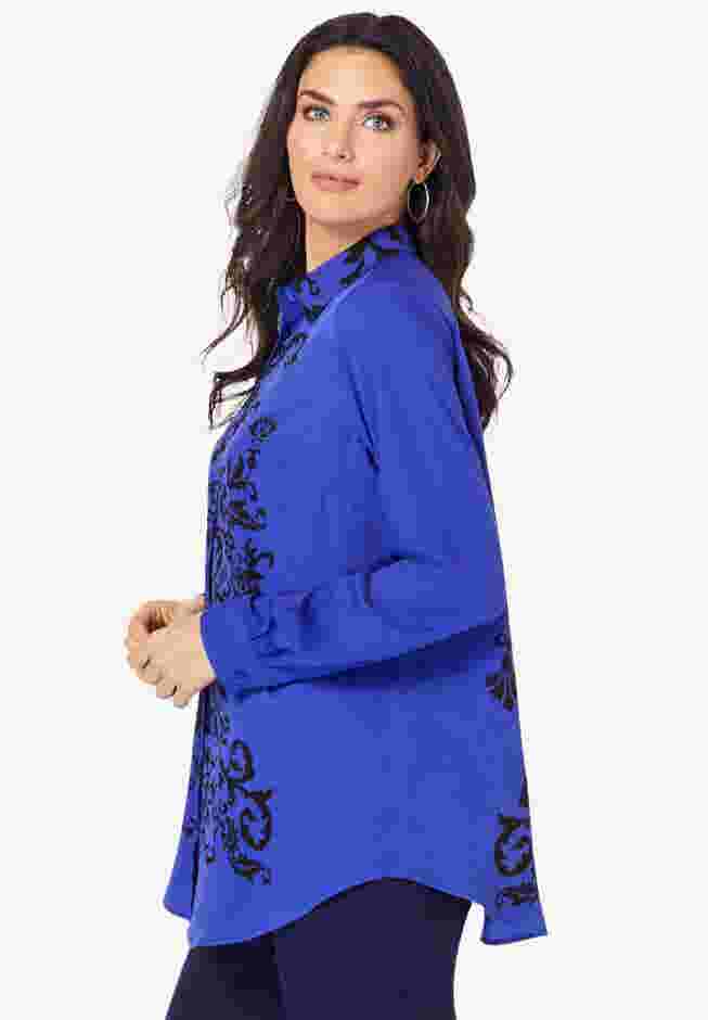 Scroll Print Shirt image number 2