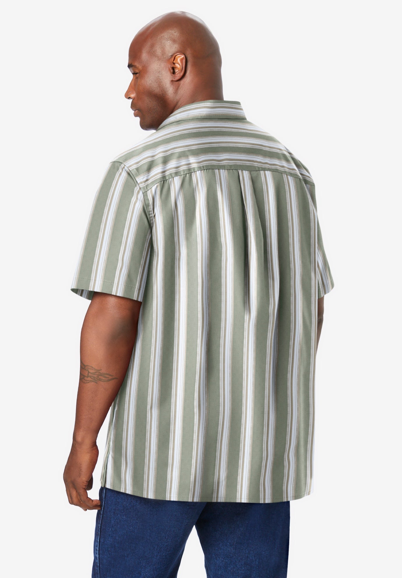 Wrinkle-Resistant Short Sleeve Button Down image number 1