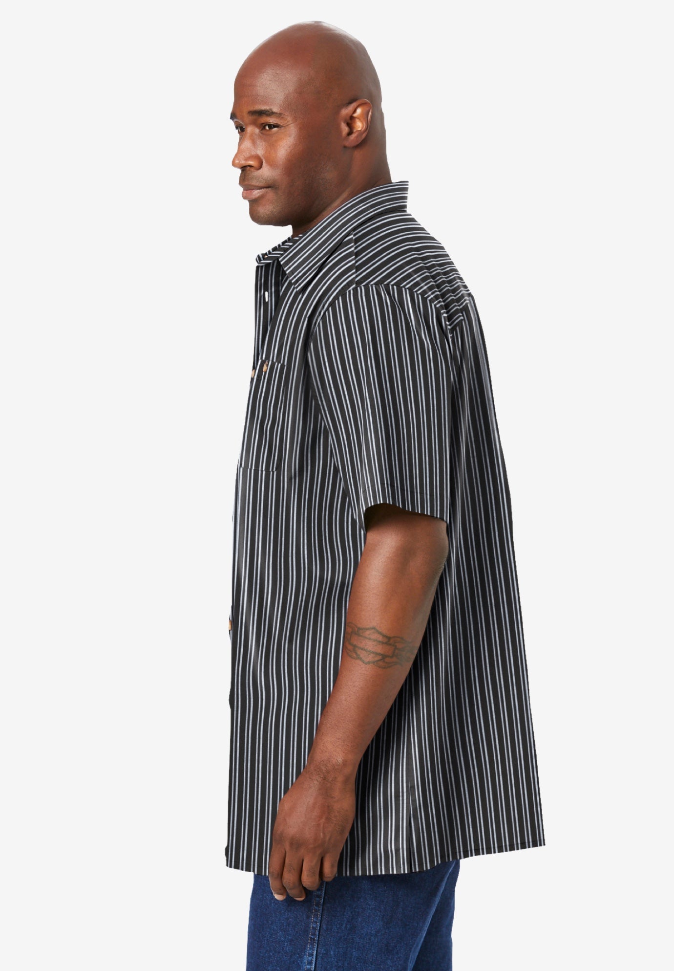 Wrinkle-Resistant Short Sleeve Button Down image number 2