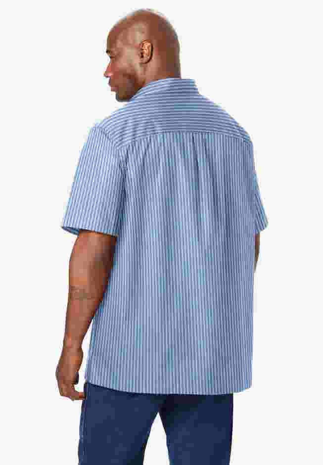 Striped Short-Sleeve Sport Shirt image number 1