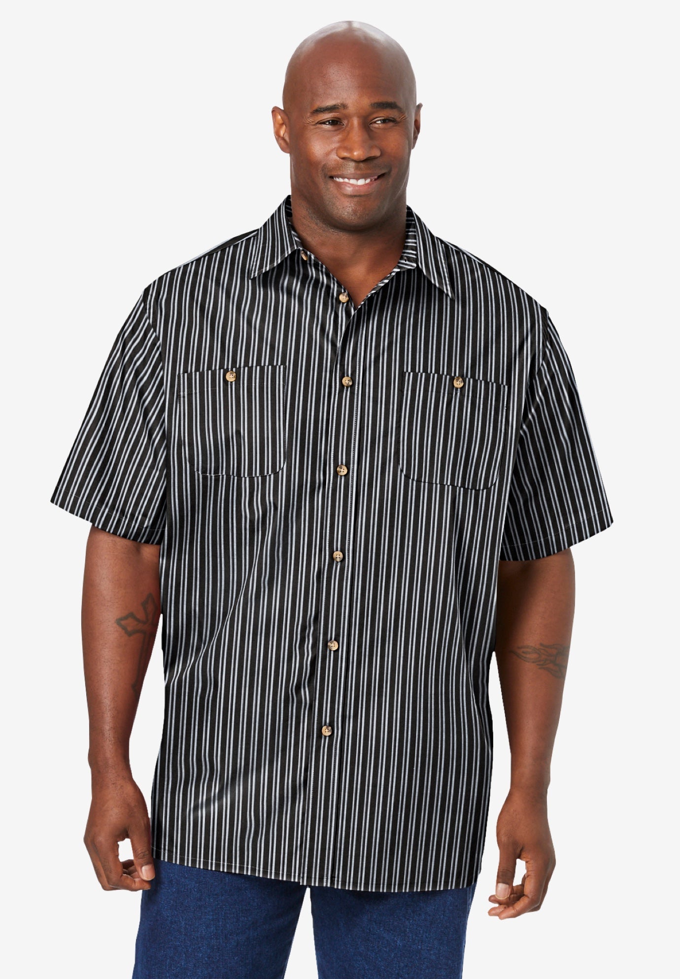 Wrinkle-Resistant Short Sleeve Button Down image number 0