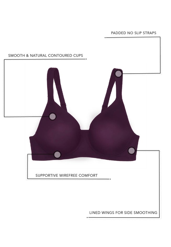 Brigitte Seamless Wireless T-shirt Bra 5042 image number 3