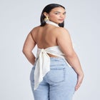 Satin Halter Top image number null