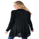 Lightweight Open Front Cardigan Sweater image number null